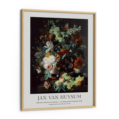 Jan Van Huysum - Still Life Nook At You Matte Paper Wooden Frame
