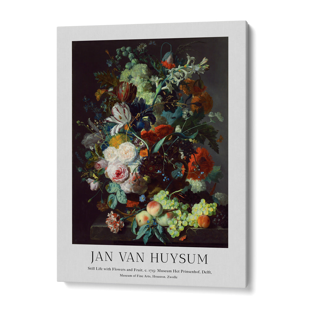 Jan Van Huysum - Still Life Nook At You Canvas Gallery Wrap