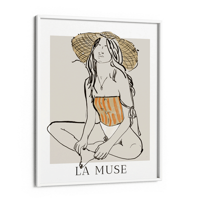 La Muse 2 Nook At You Matte Paper White Frame