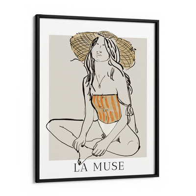 La Muse 2 Nook At You Matte Paper Black Frame