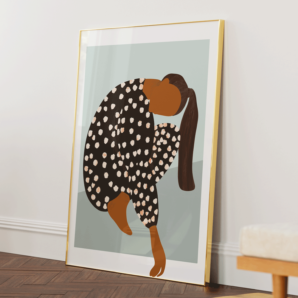 la Romance Parfait #2 Nook At You Matte Paper Gold Metal Frame