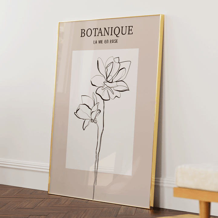 La Vie En Rose Nook At You Matte Paper Gold Metal Frame