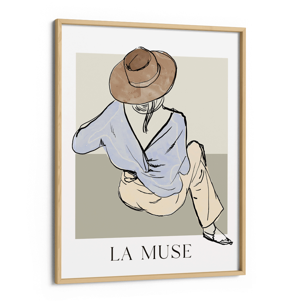 La Muse Nook At You Premium Luster Paper Wooden Frame