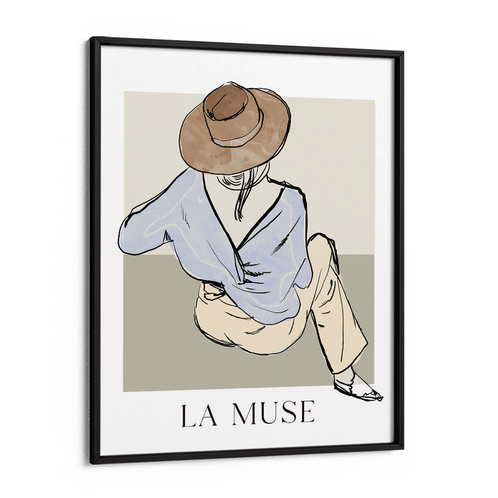 La Muse Nook At You Matte Paper Black Frame