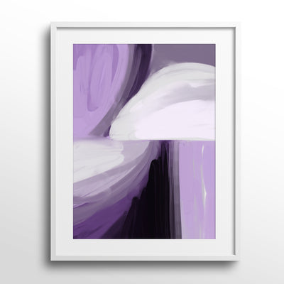 Exuberant Storm Nook At You Matte Paper White Frame With Mount