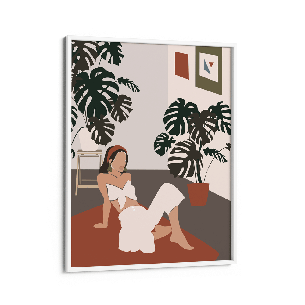 Chillin Nook At You Matte Paper White Frame