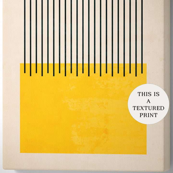 Lemon Colour Block Abstract Art Prints-Nook At You