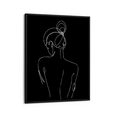 Perspective - Black Nook At You Matte Paper Black Frame