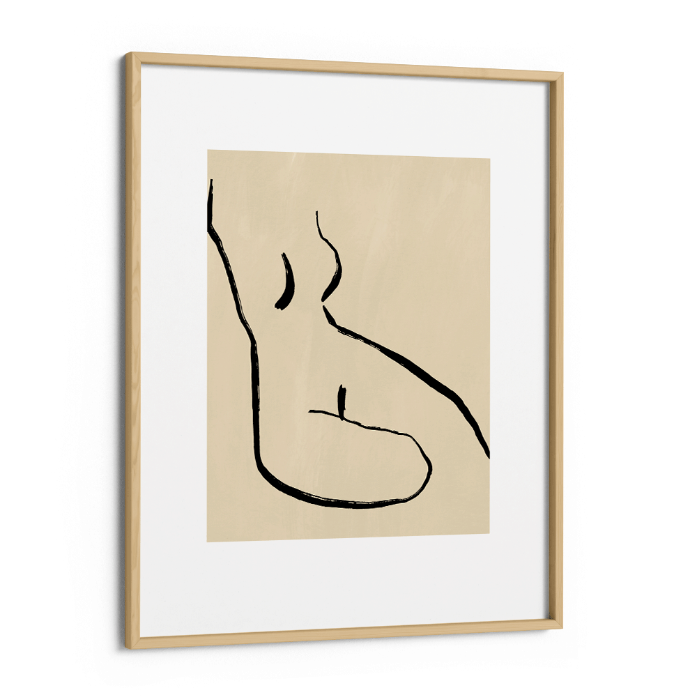 Bare Nook At You Matte Paper Wooden Frame