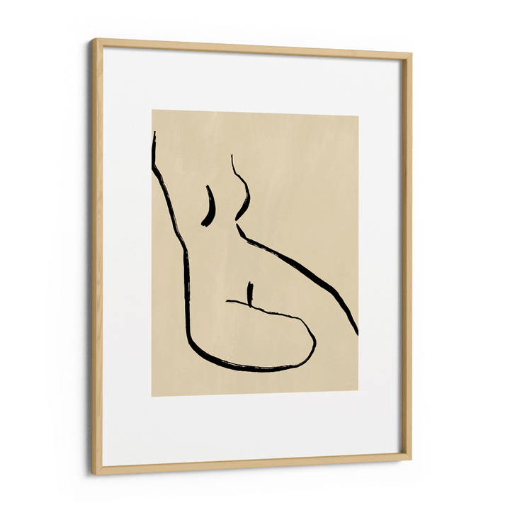 Bare Nook At You Matte Paper Wooden Frame