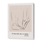Personalized Line Art - Tip Toe (Beige)