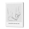 Personalized Line Art - Tip Toe (Grey)