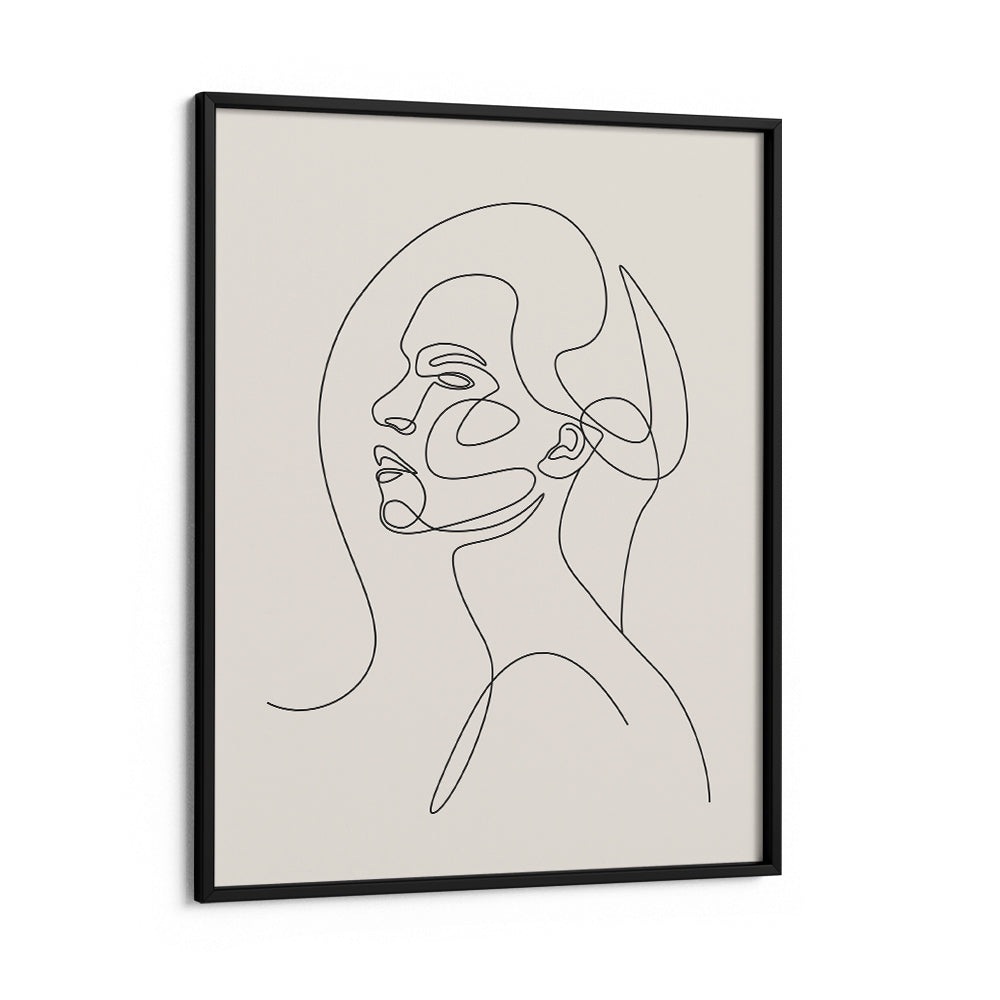 Elated Balance - White Nook At You Matte Paper Black Frame