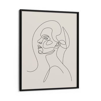 Elated Balance - White Nook At You Matte Paper Black Frame