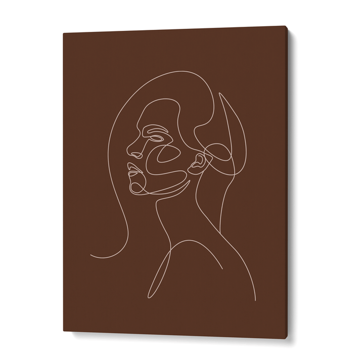 Elated Balance - Brown Nook At You Canvas Gallery Wrap