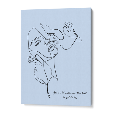 Personalized Line Art - Embrace (Powder Blue) Nook At You  