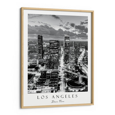 Los Angeles - Down Town Nook At You Premium Luster Paper Wooden Frame