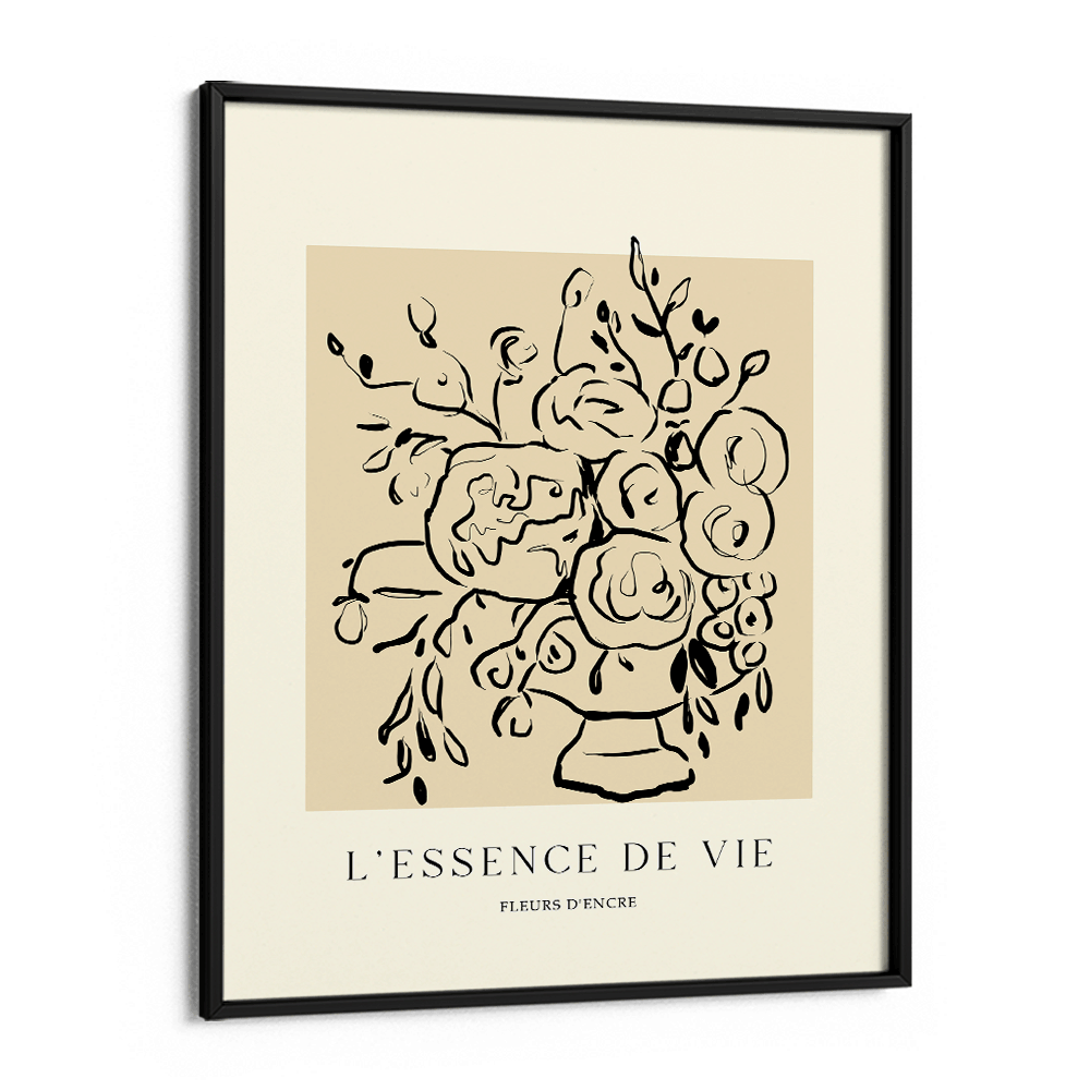 L'Essence De Vie Nook At You Matte Paper Black Frame