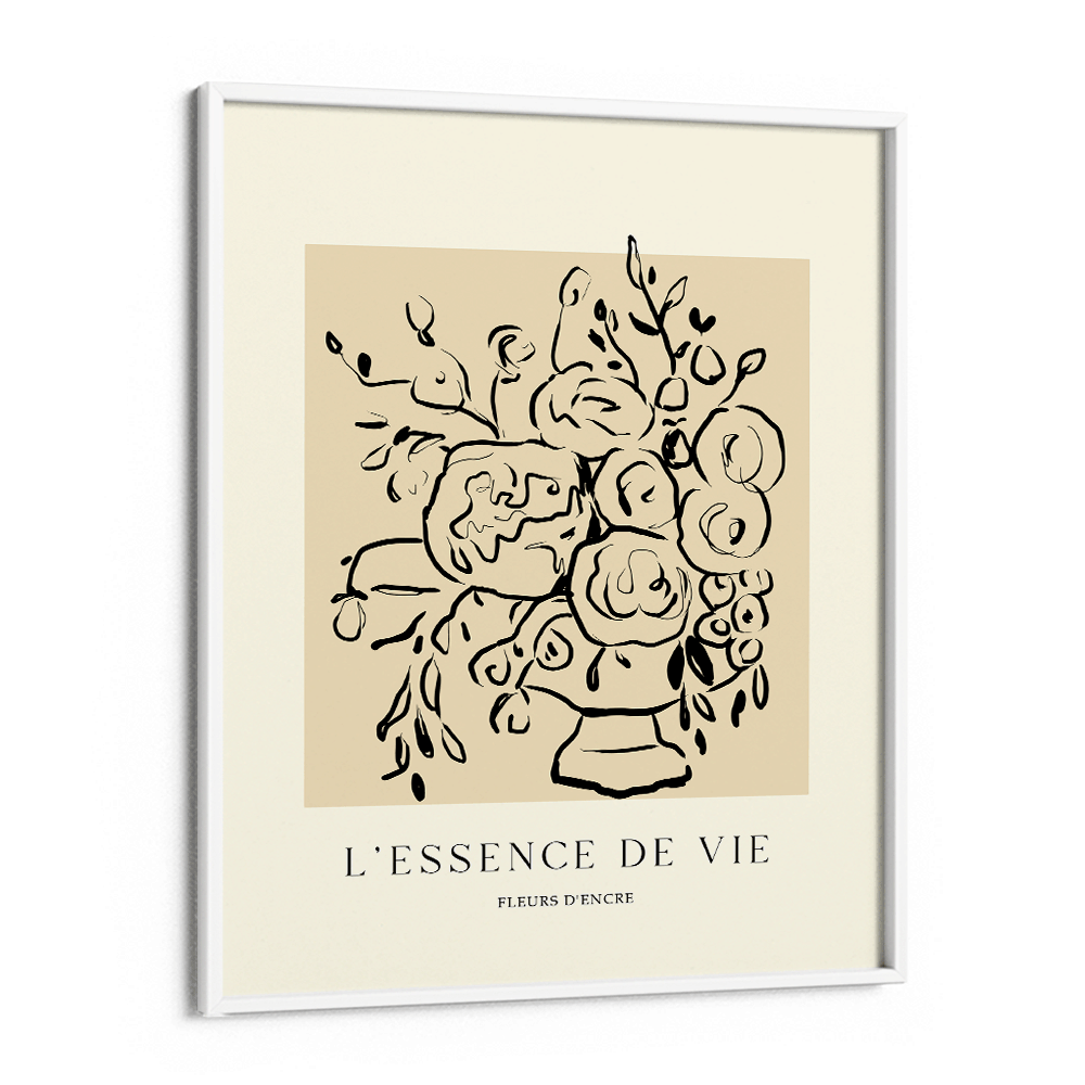 L'Essence De Vie Nook At You Matte Paper White Frame