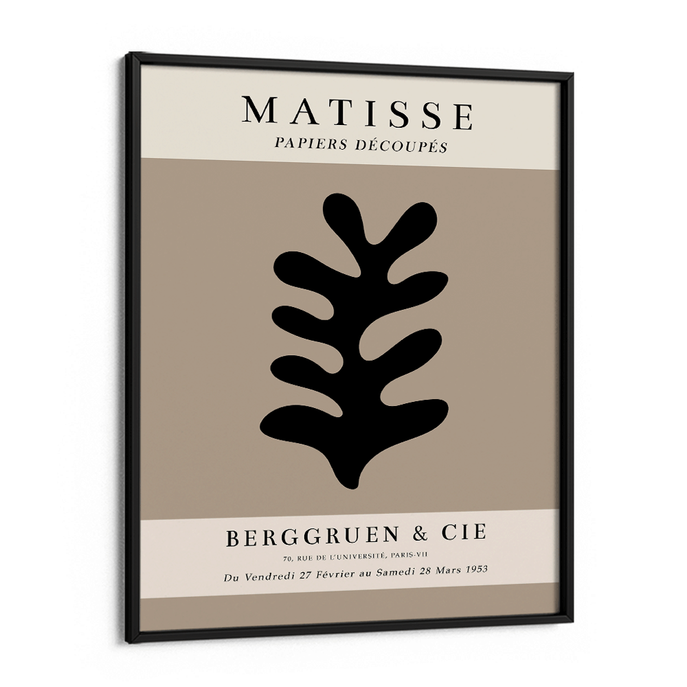 Matisse Exhibition Poster : 1953 - Black Abstract Painting-Rolled Art-Nook At You