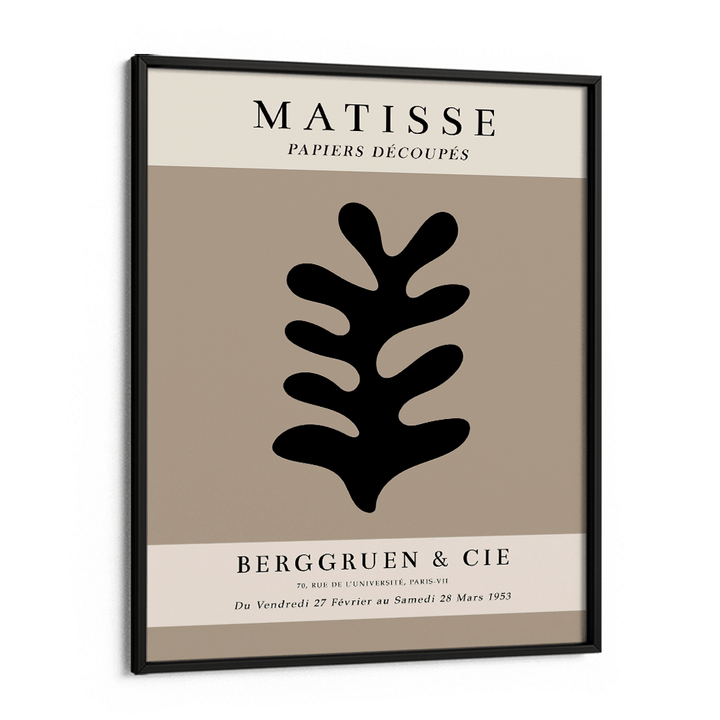 Matisse Exhibition Poster : 1953 - Black Abstract Painting-Rolled Art-Nook At You