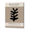 Matisse Exhibition Poster : 1953 - Black Abstract Painting
