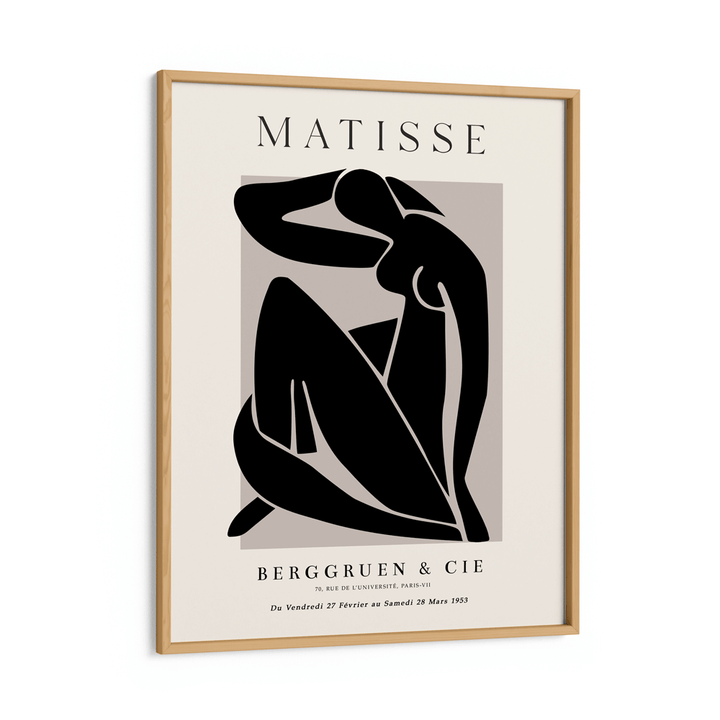 Matisse Woman Exhibition Poster Nook At You Matte Paper Wooden Frame