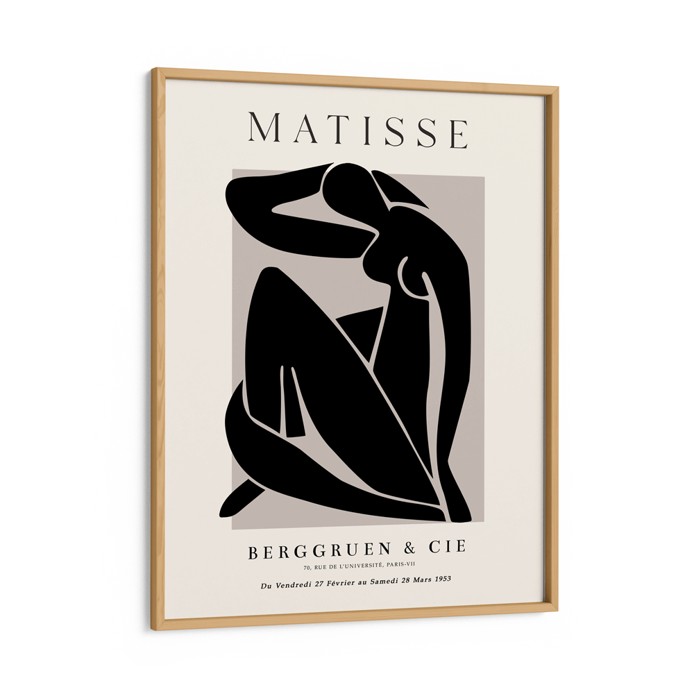 Matisse Woman Exhibition Poster Nook At You Matte Paper Wooden Frame