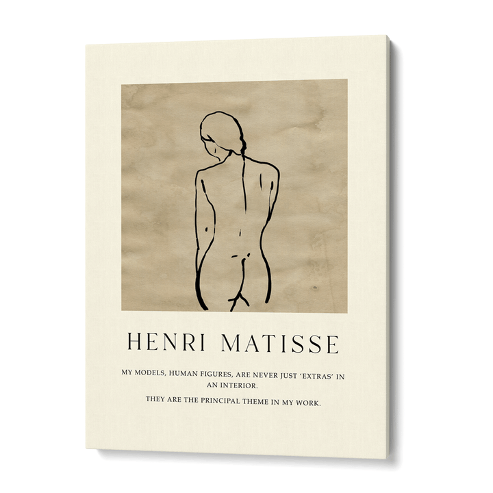 Maquette (Matisse Inspired) Nook At You Canvas Gallery Wrap