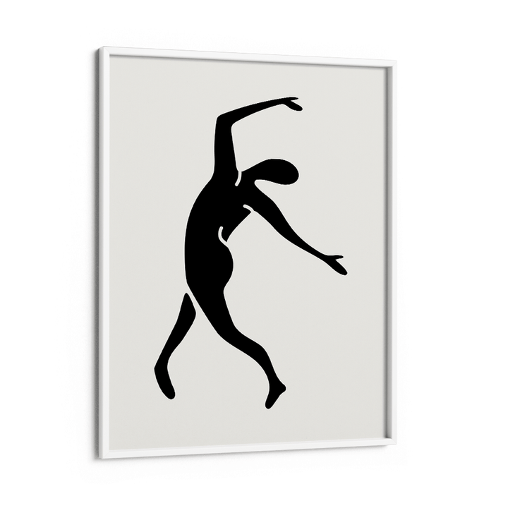 The Dance - Matisse Inspired Abstract Wall Art-White Frame-Nook At You