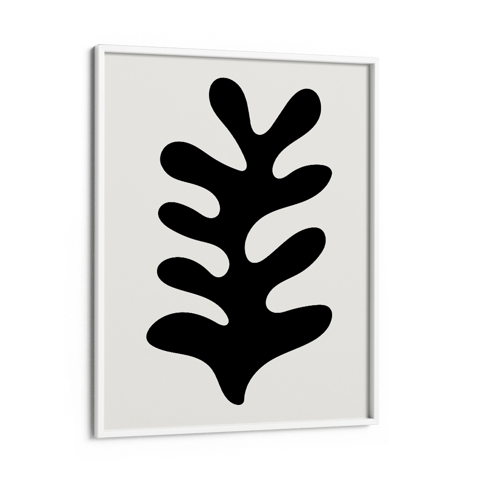 The Leaf - Matisse Inspired Nook At You Matte Paper White Frame