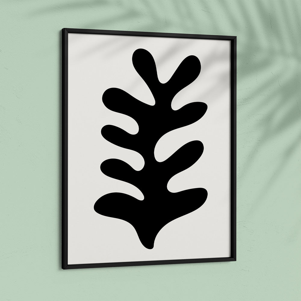 The Leaf - Matisse Inspired Abstract Wall Art-Nook At You