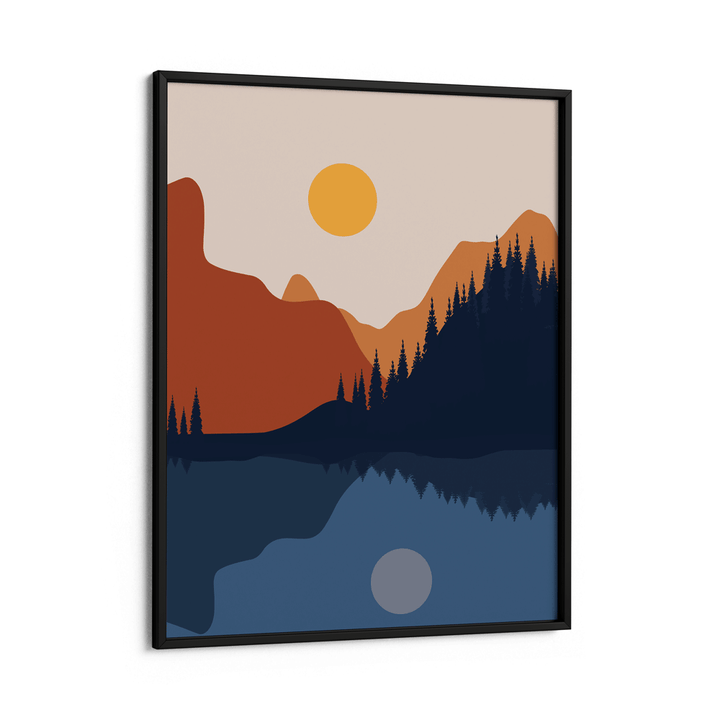 Sapphire Vista Nook At You Matte Paper Black Frame