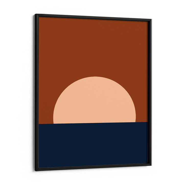 Mid Century Sunrise Abstract Wall Art-Rolled Art-Nook At You