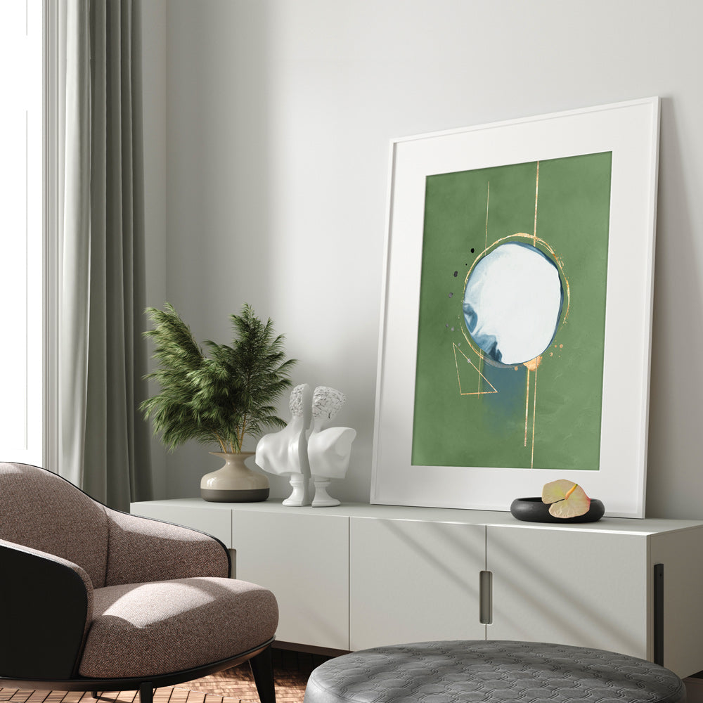 Mint Julep - II Abstract Prints-Rolled Art-Nook At You