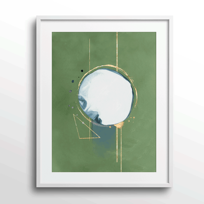 Mint Julep - II Nook At You Matte Paper White Frame With Mount