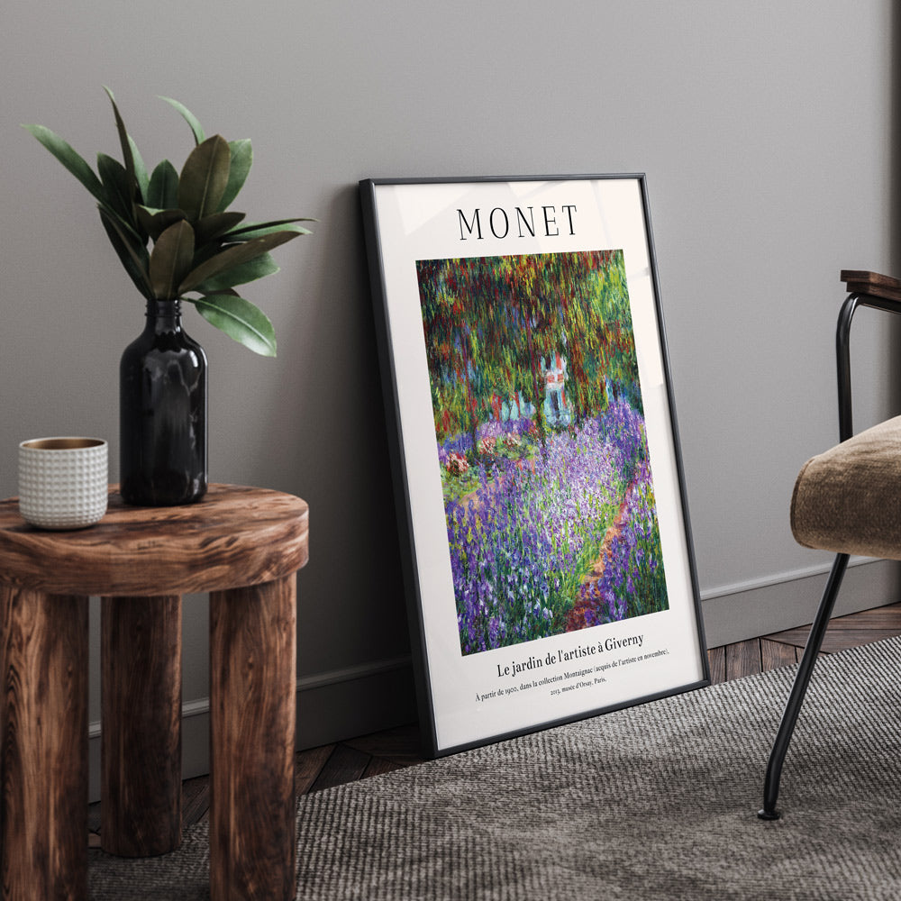 Claude Monet- Le Jardin De L'artiste a Giverny Nook At You Matte Paper Rolled Art