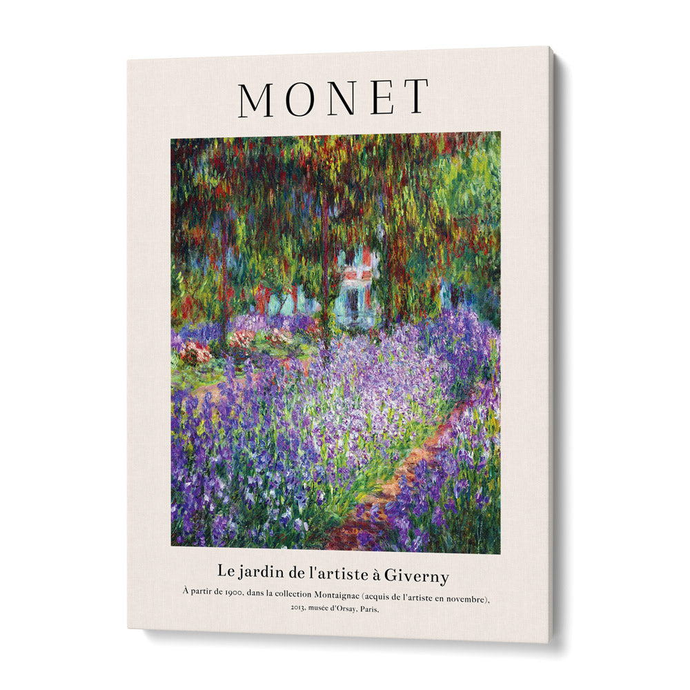 Claude Monet- Le Jardin De L'artiste a Giverny Nook At You Canvas Gallery Wrap
