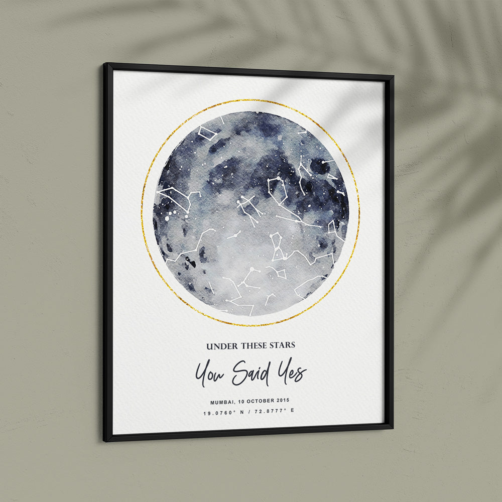 Custom Star Map - Moon Nook At You  