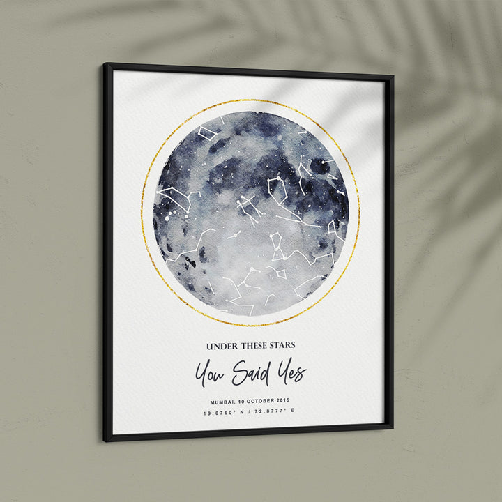 Custom Star Map - Moon Nook At You  
