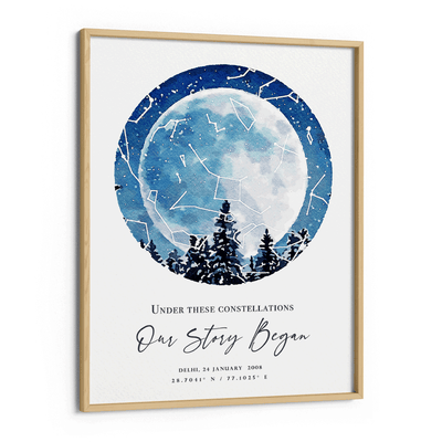 Custom Star Map - Winter Nook At You  