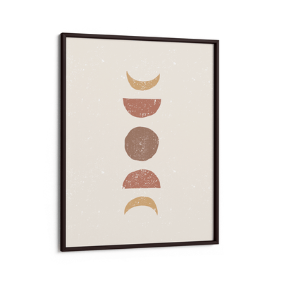 Phases Of The Moon #1 Nook At You Matte Paper Black Frame