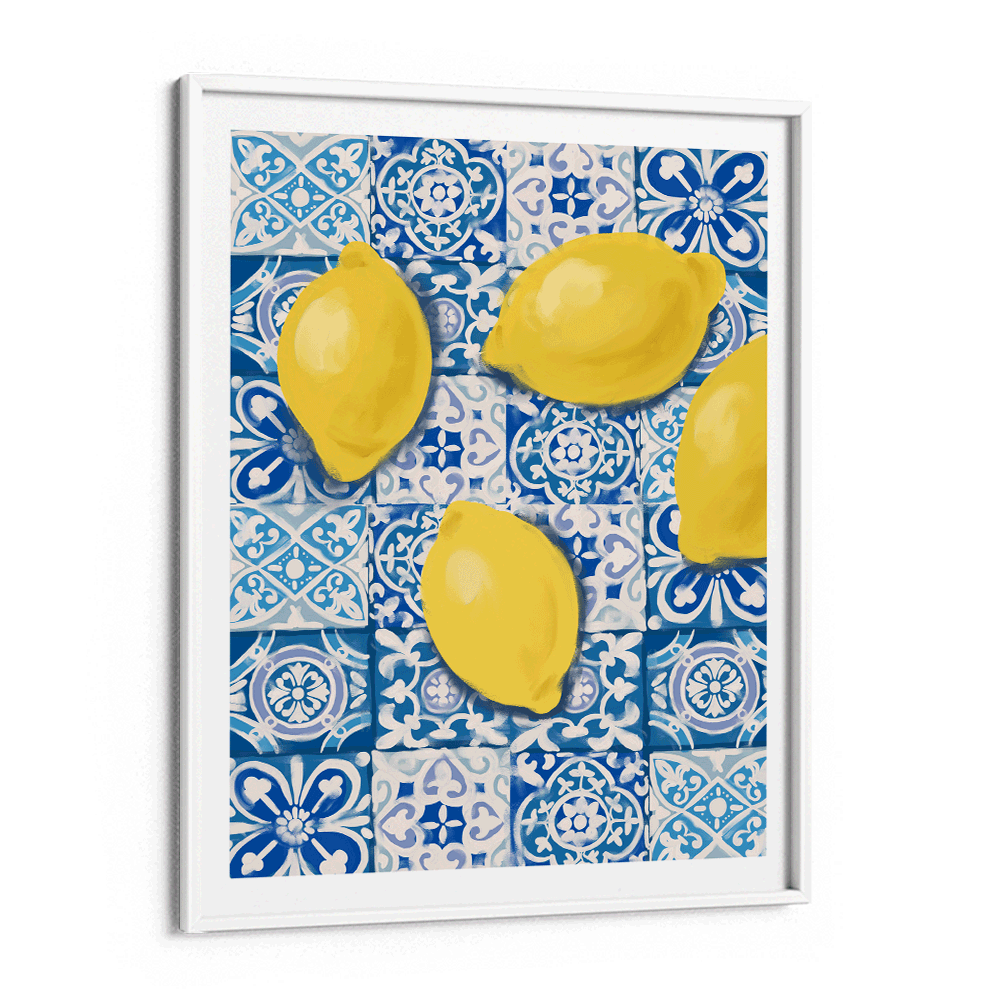 Moroccan Lemons Nook At You Matte Paper White Frame