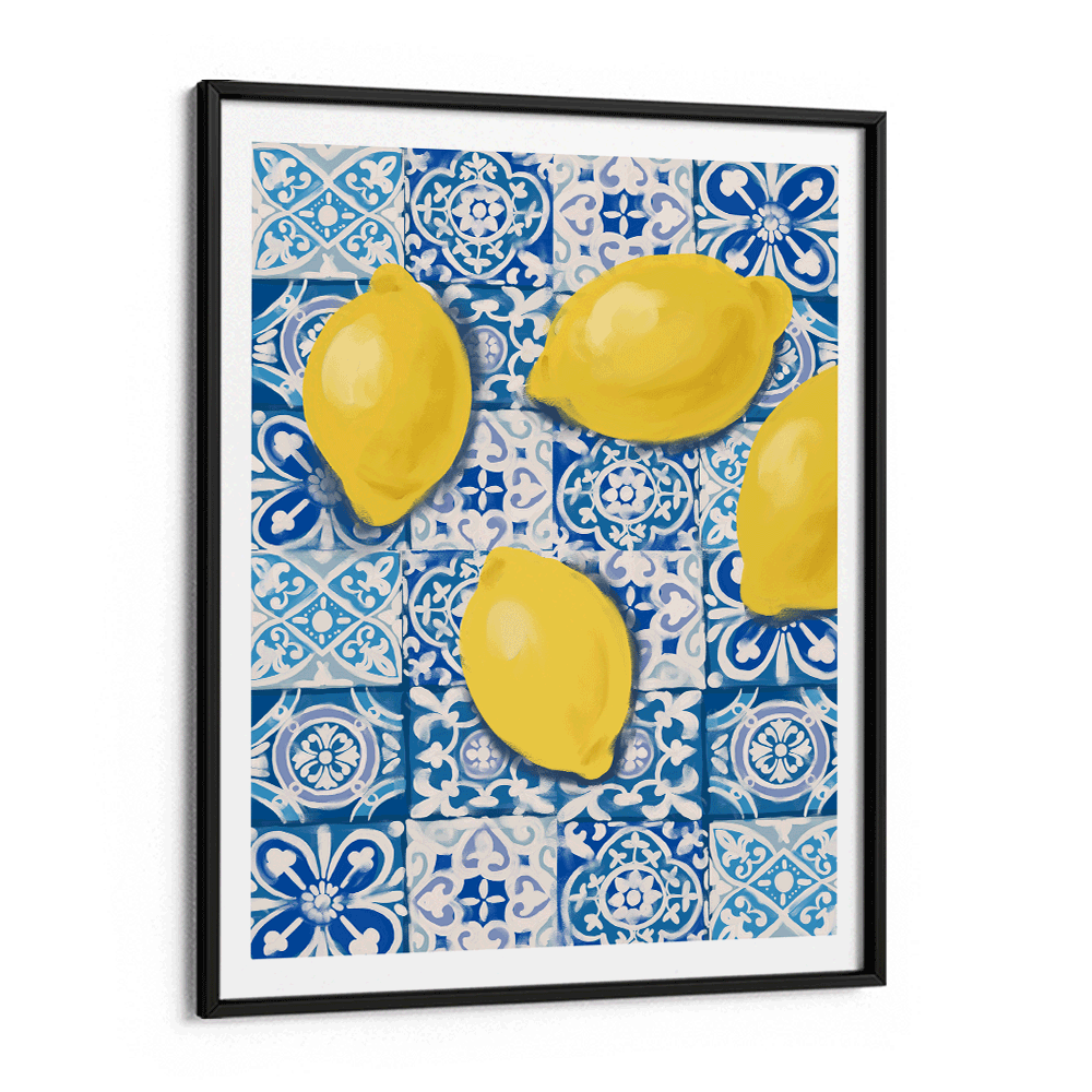 Moroccan Lemons Nook At You Matte Paper Black Frame