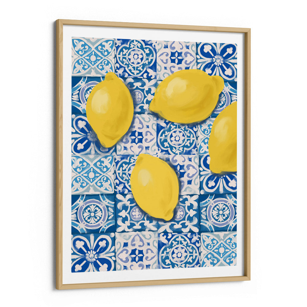 Moroccan Lemons Nook At You Premium Luster Paper Wooden Frame