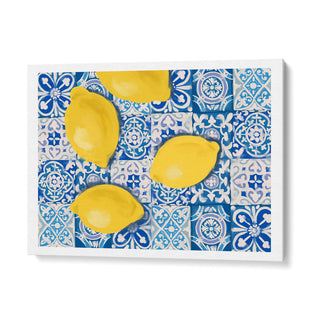 Moroccan Lemons - Horizontal Abstract Art Paintings