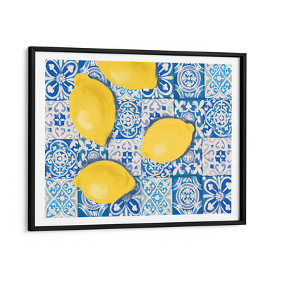 Moroccan Lemons - Horizontal Nook At You Matte Paper Black Frame