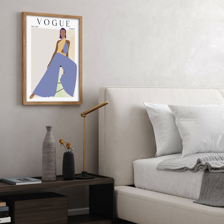 Abstract Vogue - Feb 2021 Nook At You Matte Paper Rolled Art