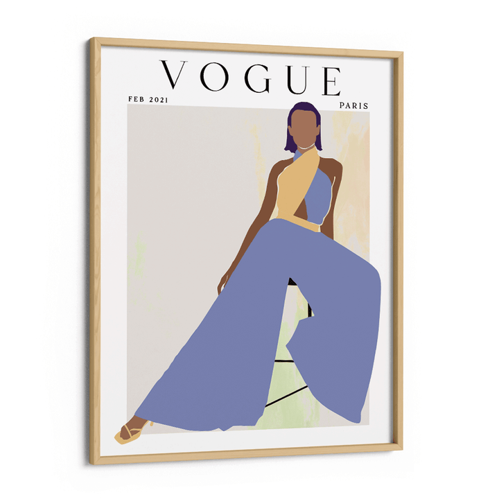 Abstract Vogue - Feb 2021 Nook At You Matte Paper Wooden Frame