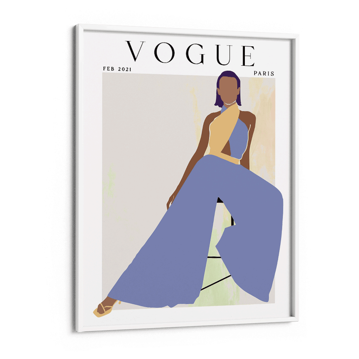 Abstract Vogue - Feb 2021 Nook At You Matte Paper White Frame